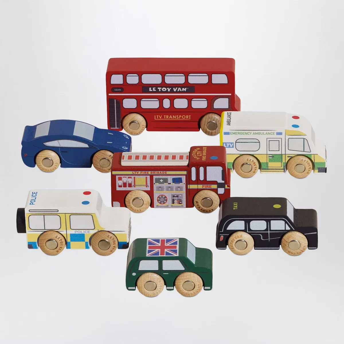 Le Toy van Educational British Cars Playset