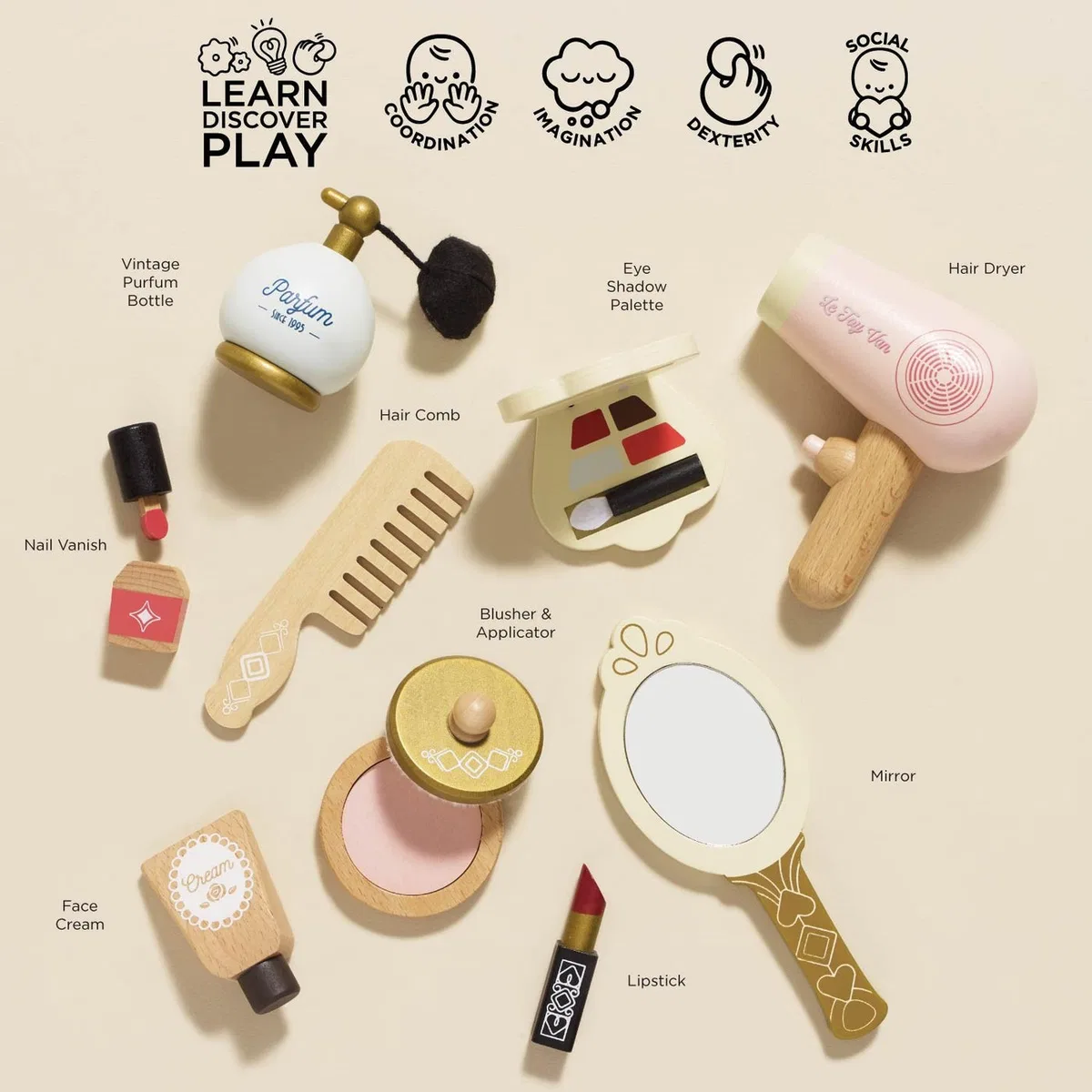 Le Toy van Educational Star Beauty Bag Playset