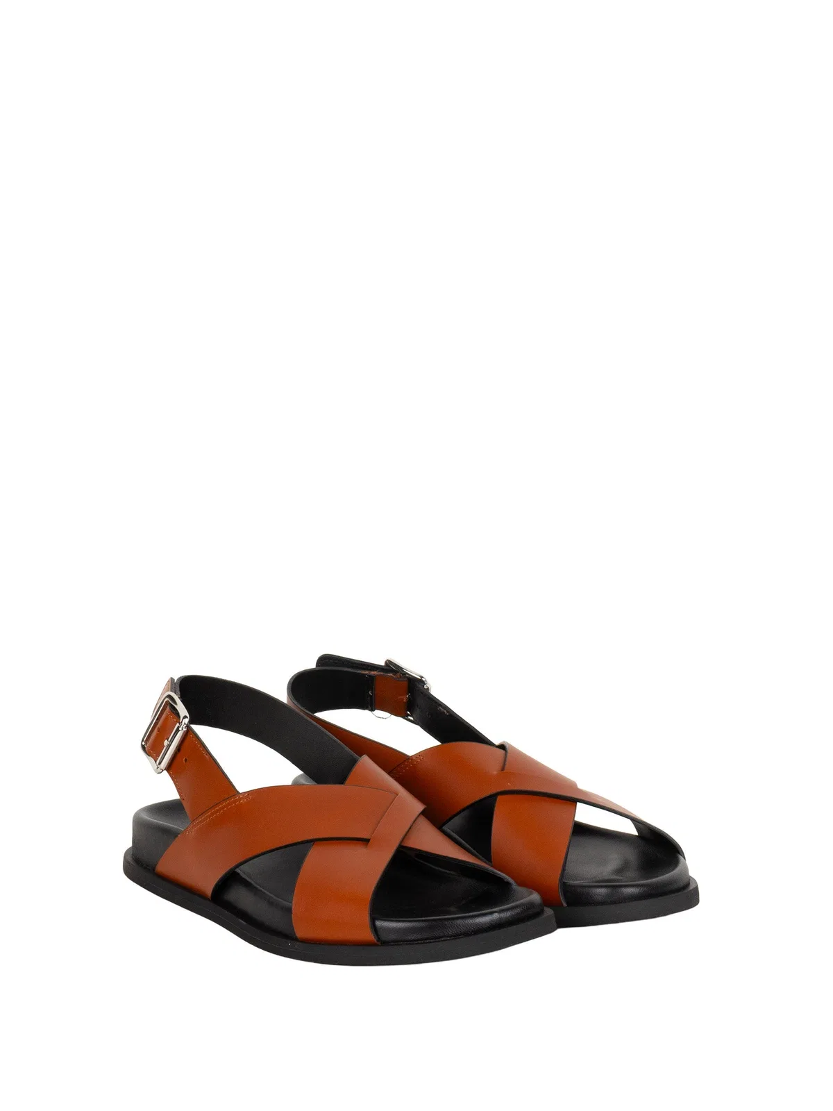 Guglielmo Rotta Twill Sandals Nut