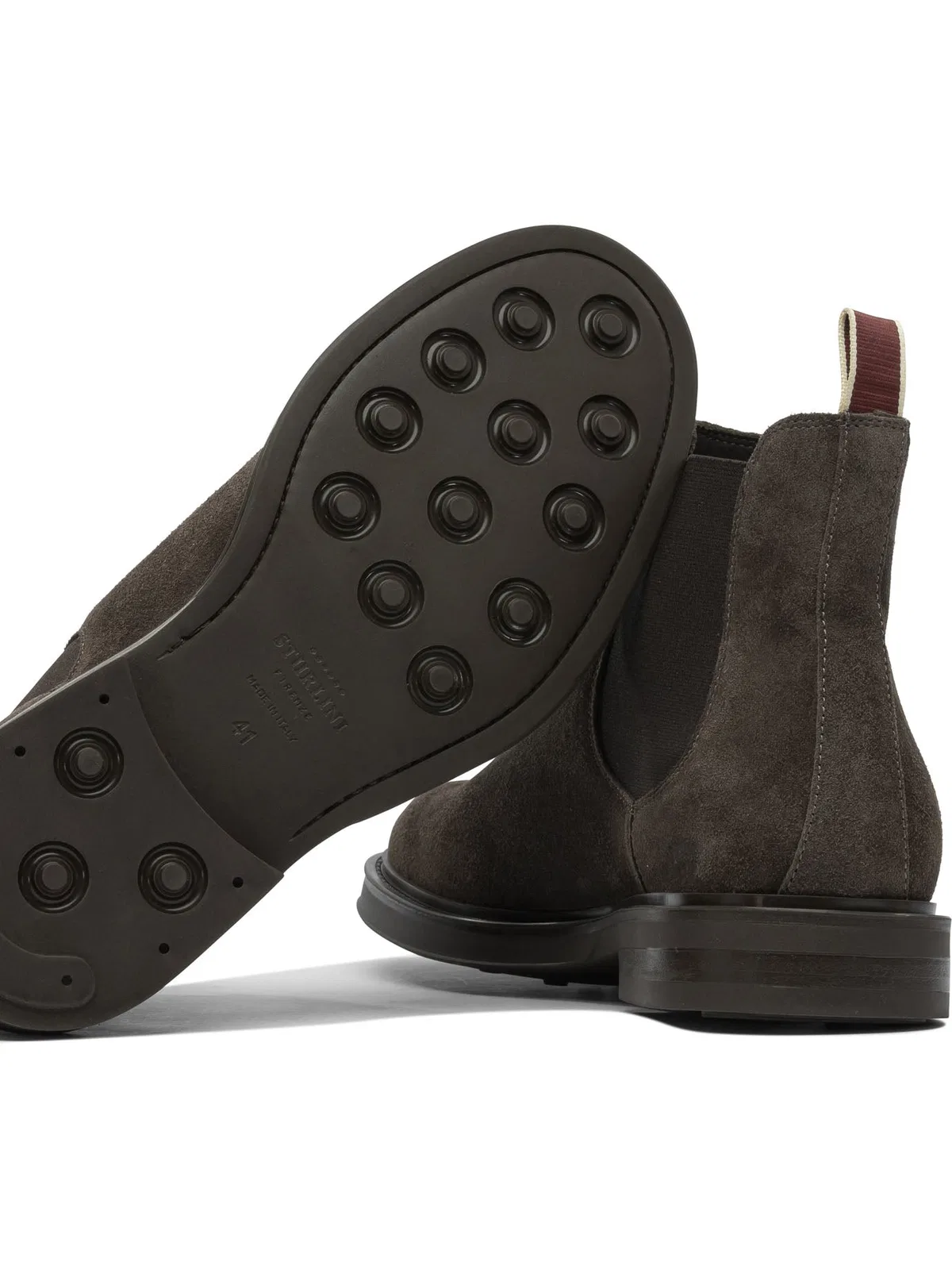 Sturlini Grey Rubber Ankle Boots