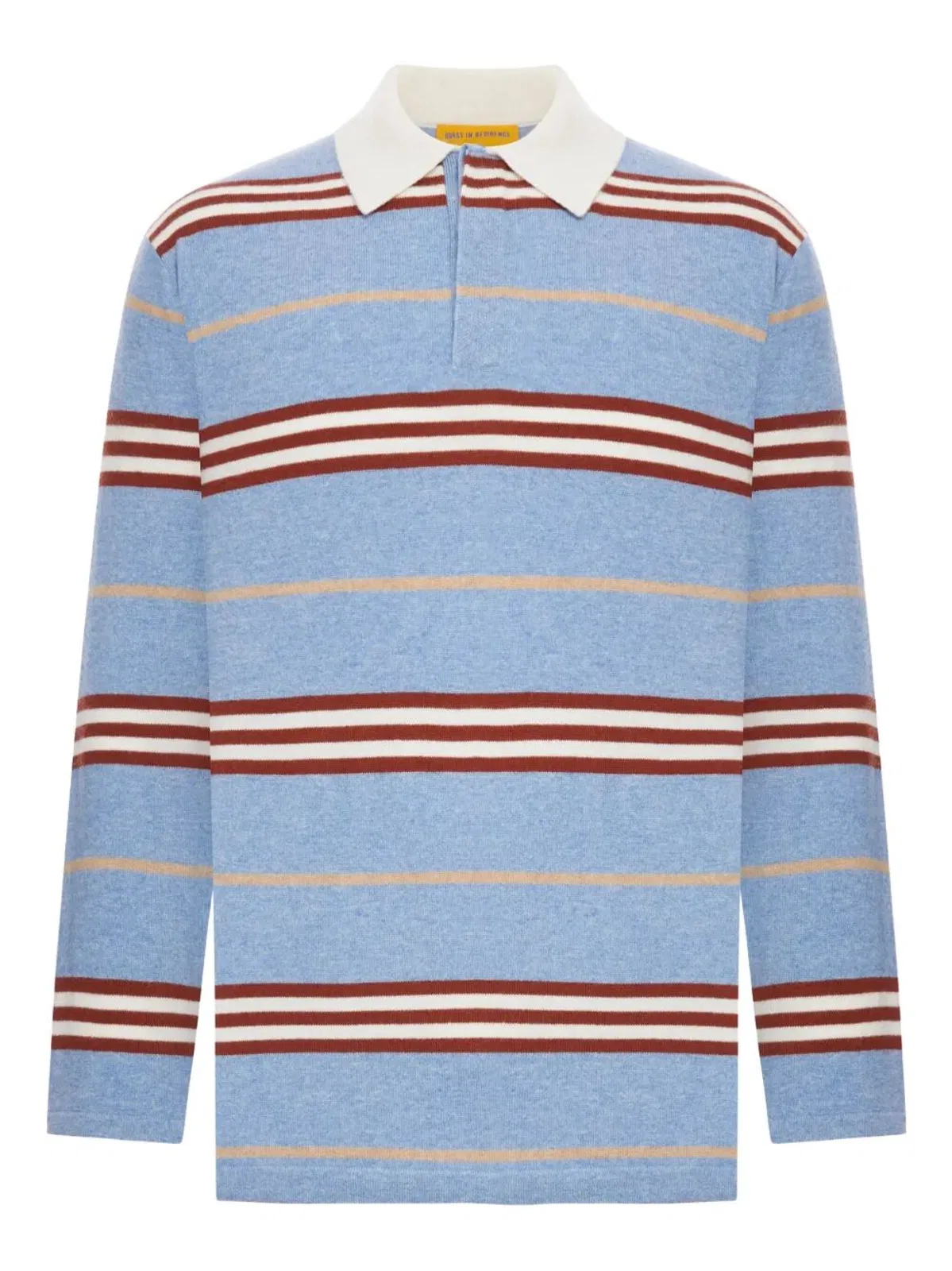 Guest In Residence Striped Rubgy Polo Shirt