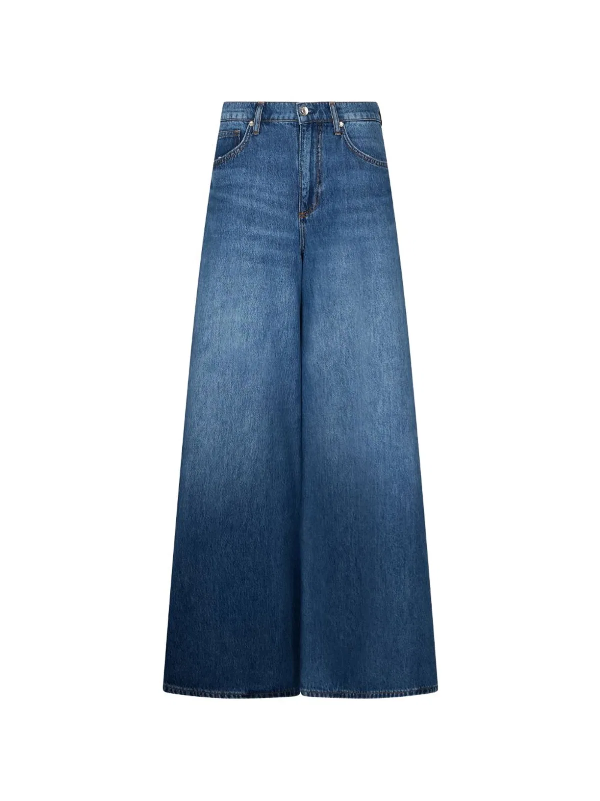 Liu Jo Washed Denim Jeans Wide Leg