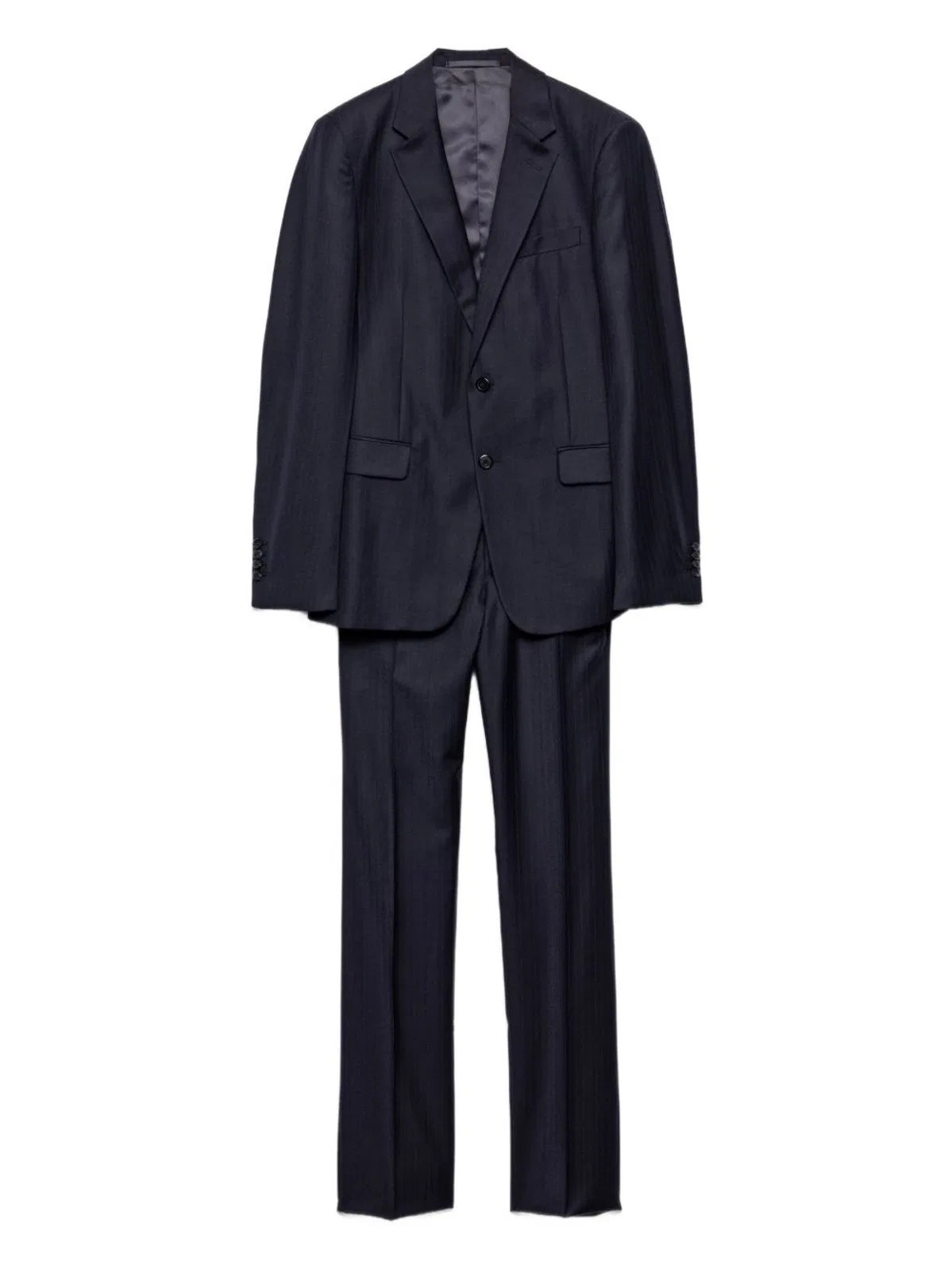 Prada Wool Cashmere Slim Suit