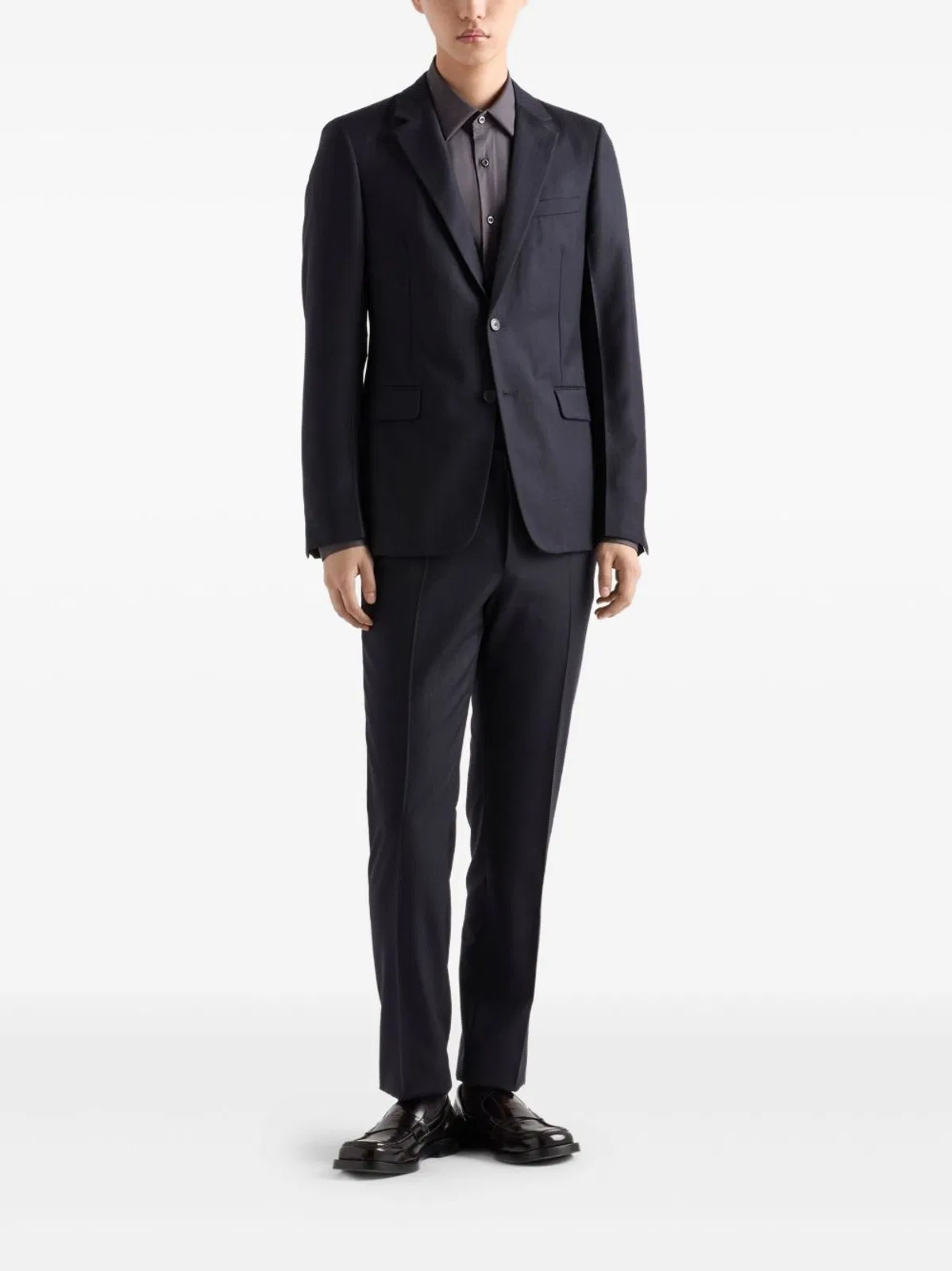 Prada Wool Cashmere Slim Suit