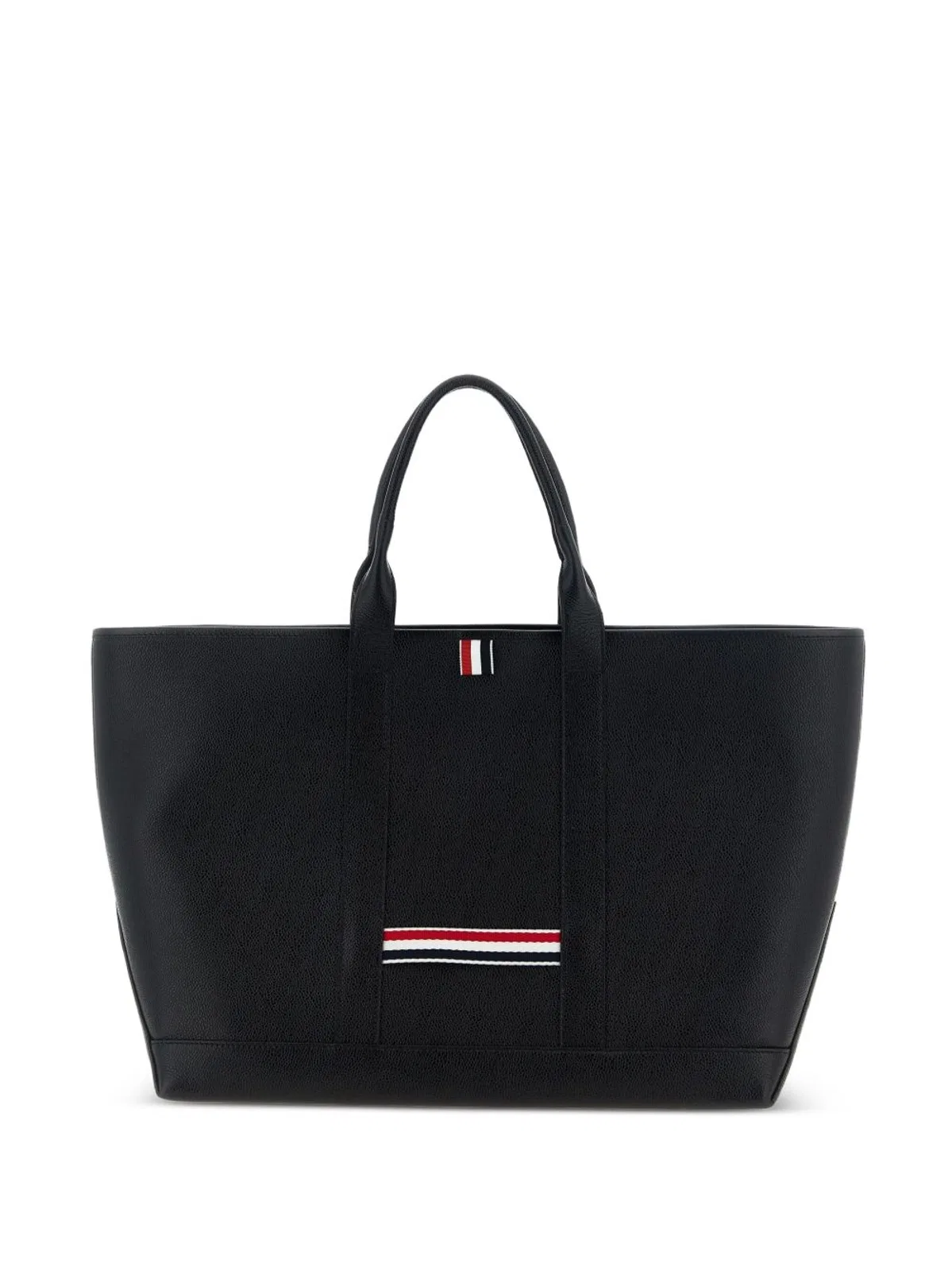 Thom Browne Medium Leather Tote Bag