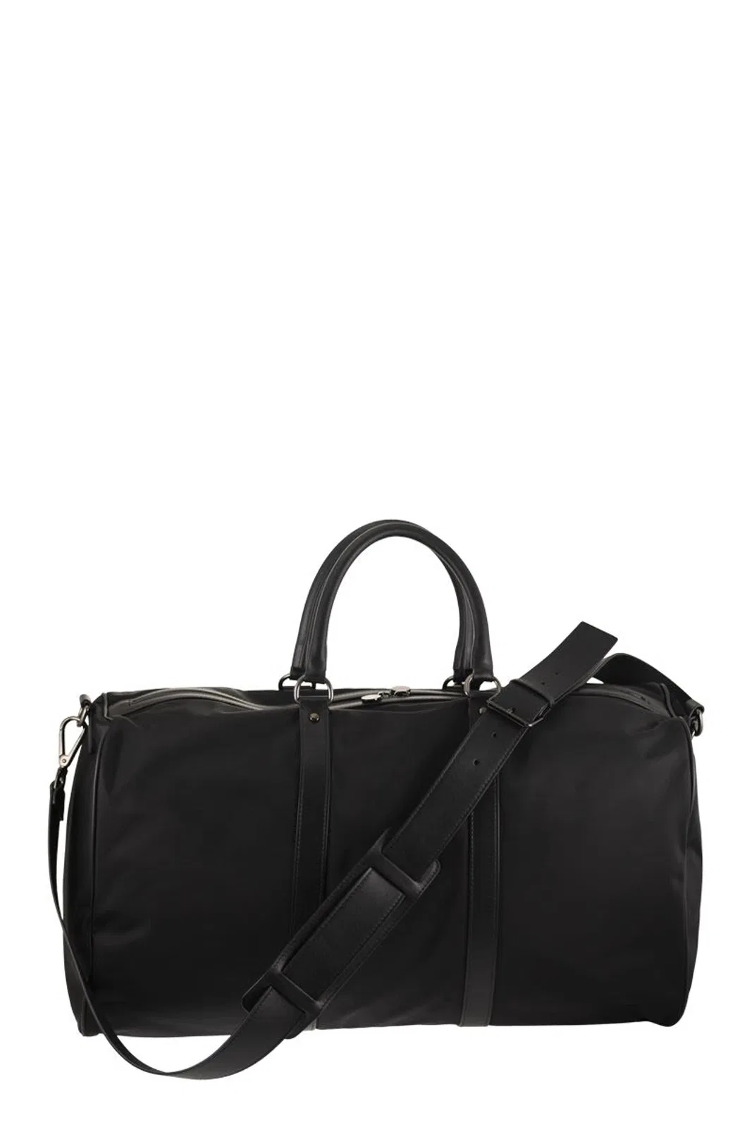 Kiton Duffel Bag With Leather Inserts