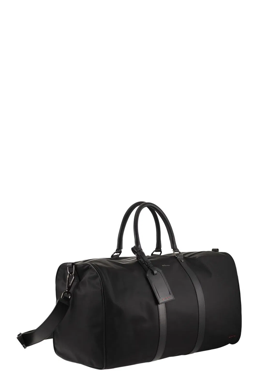Kiton Duffel Bag With Leather Inserts