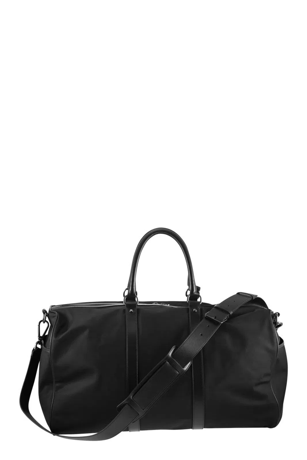 Kiton Nylon Travel Holdall With Leather Detail