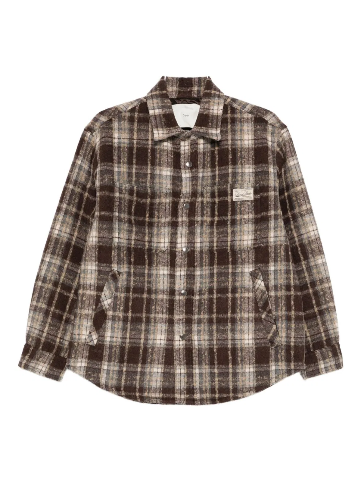 Dunst Unisex Quilted Check Shirt