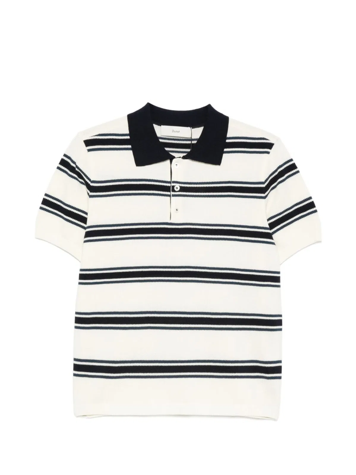 Dunst Striped Cotton Polo Shirt