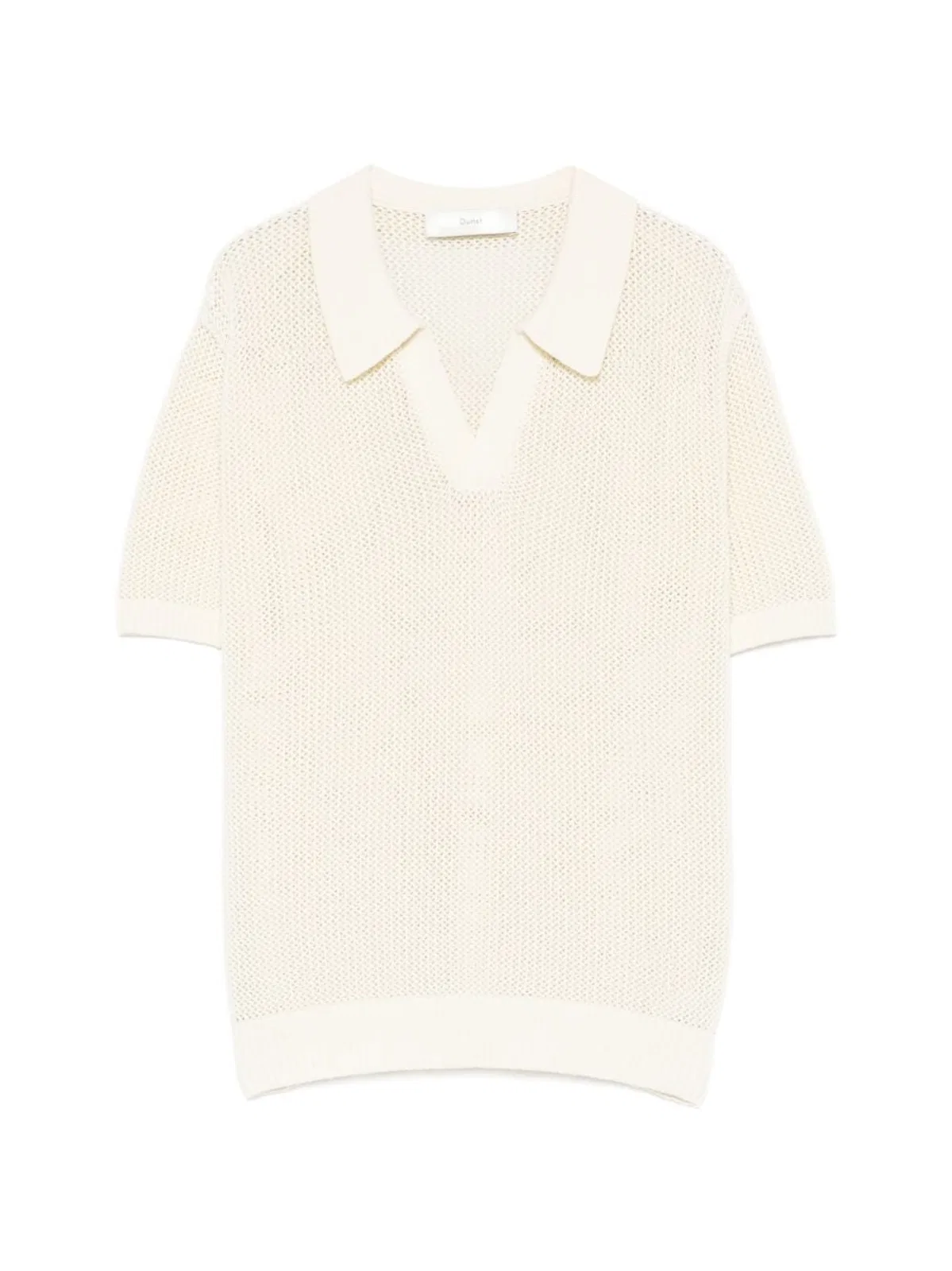 Dunst Cotton And Linen Polo Shirt