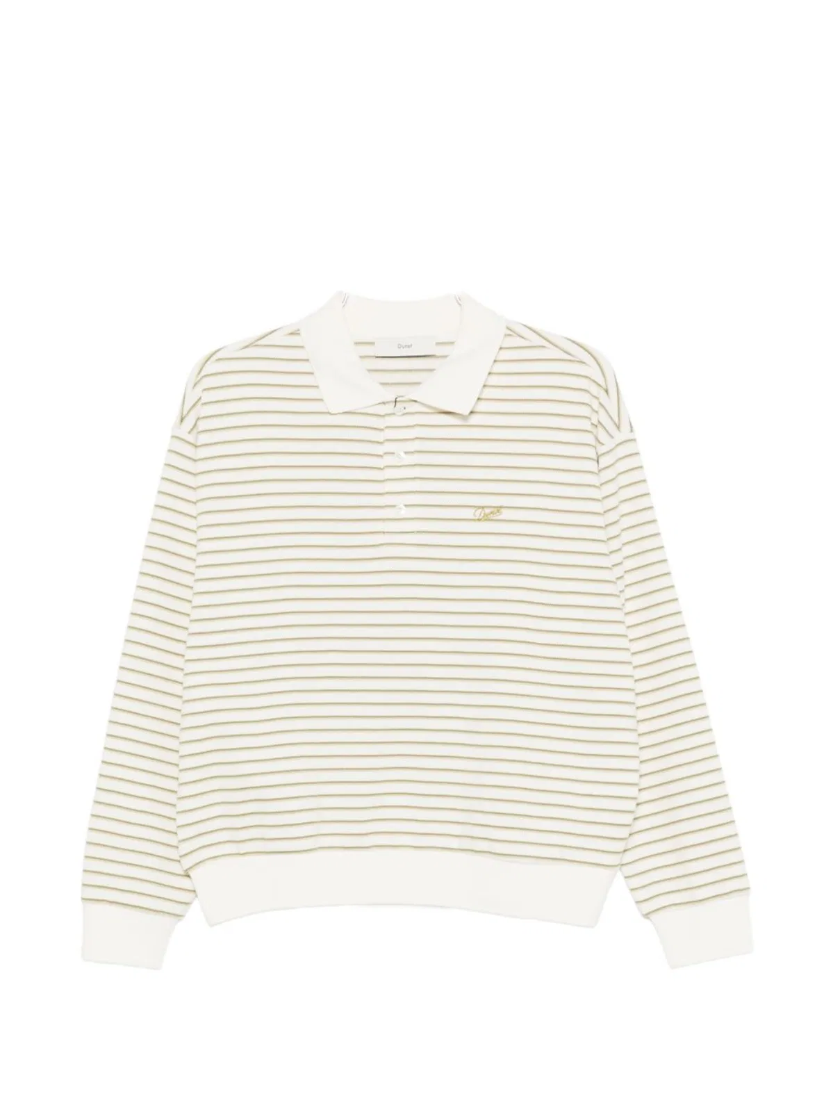 Dunst Striped Cotton Polo Shirt