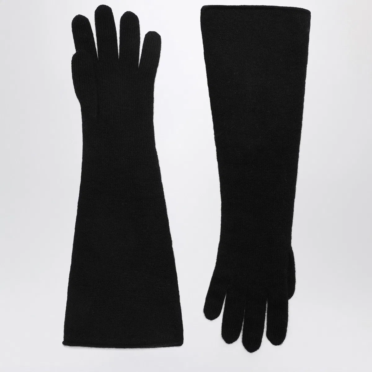 Darkpark Black Cashmere Gloves