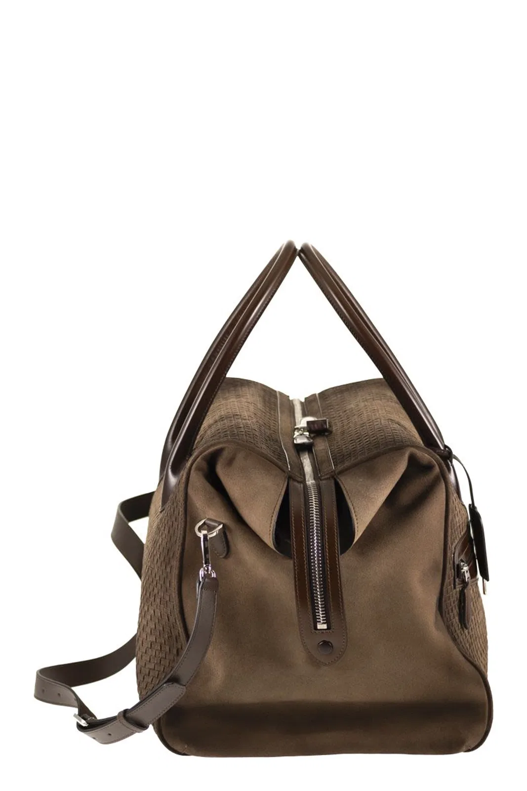 Santoni Woven Leather Travel Holdall