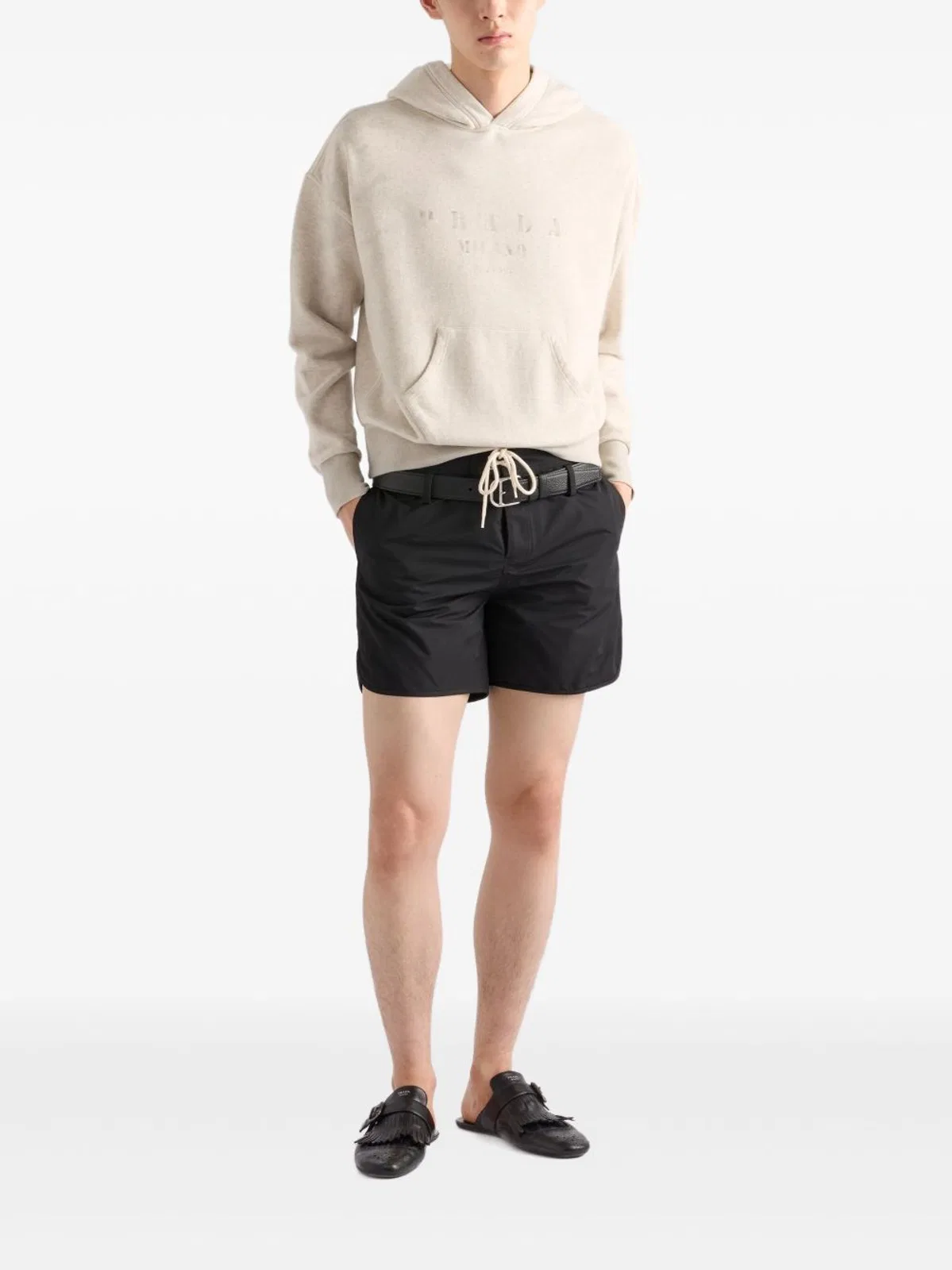 Prada Cotton Fleece Hoodie