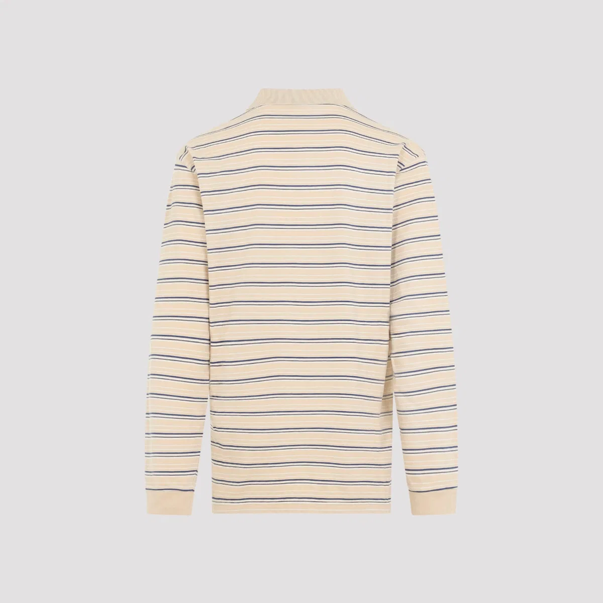 Prada Deserto Royal Striped Piqué Polo