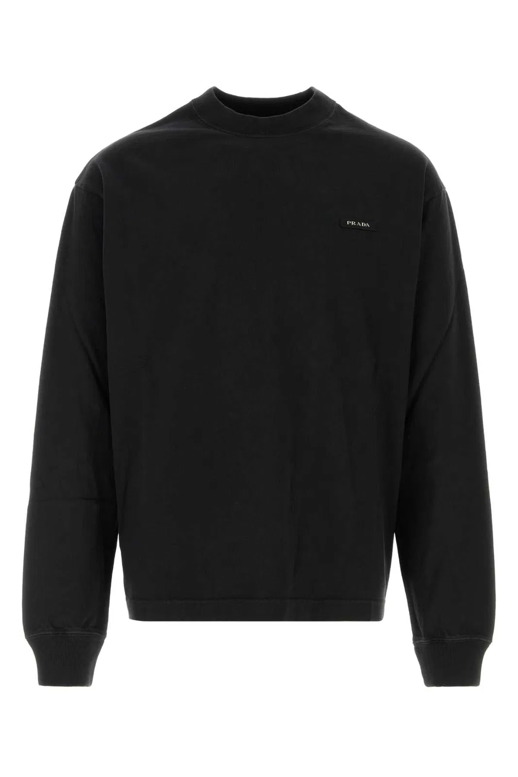Prada Black Cotton Sweatshirt