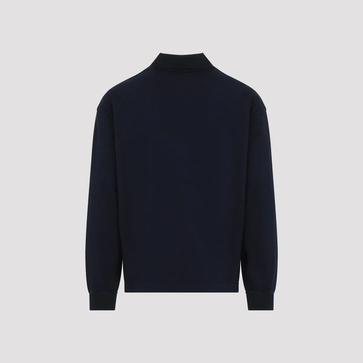 Prada Navy Blue Cotton Polo Shirt