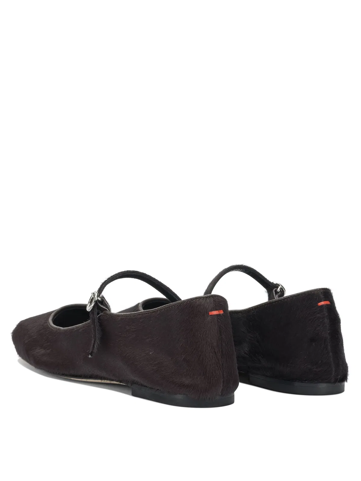 Aeyde Brown Ponyhair Ballerinas