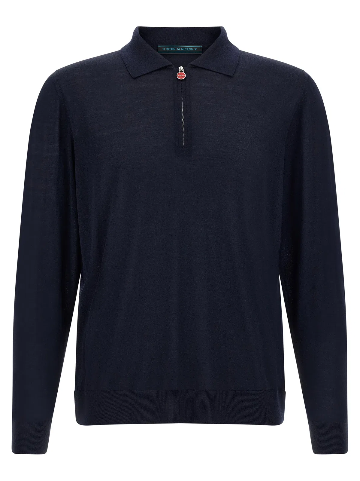 Kiton Wool Polo Shirt 14 Microns