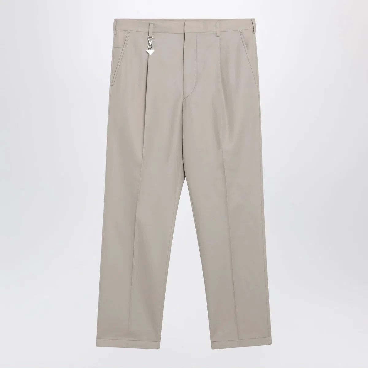 Prada Sandcolored Cotton Trousers