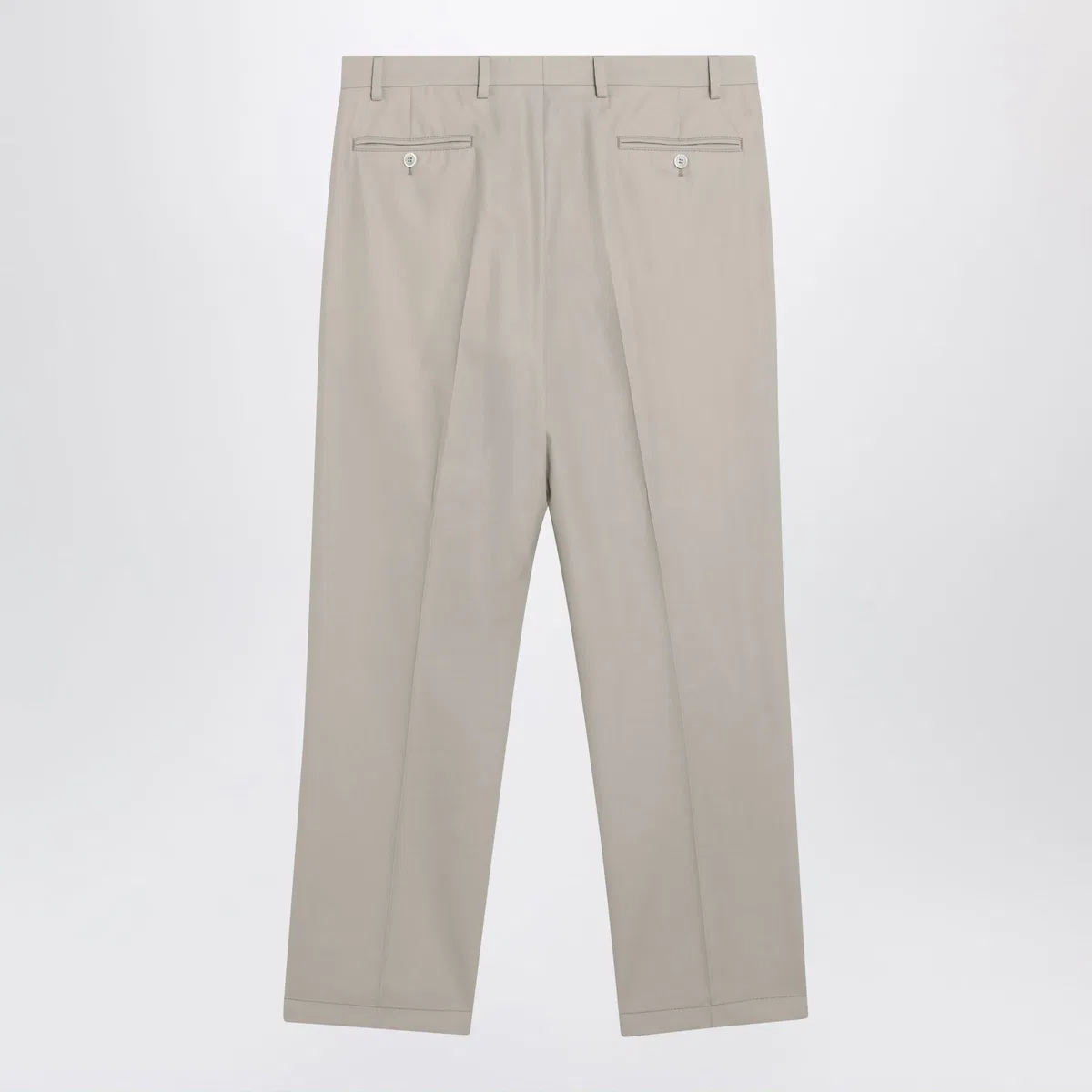 Prada Sandcolored Cotton Trousers
