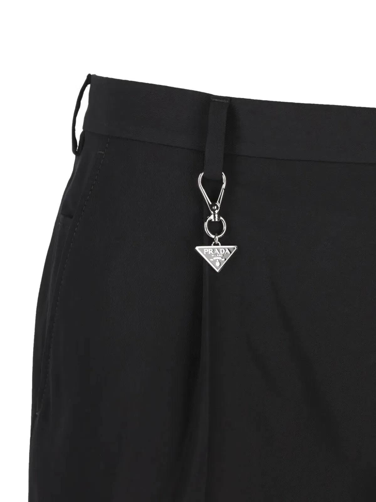 Prada Black Cotton Pant