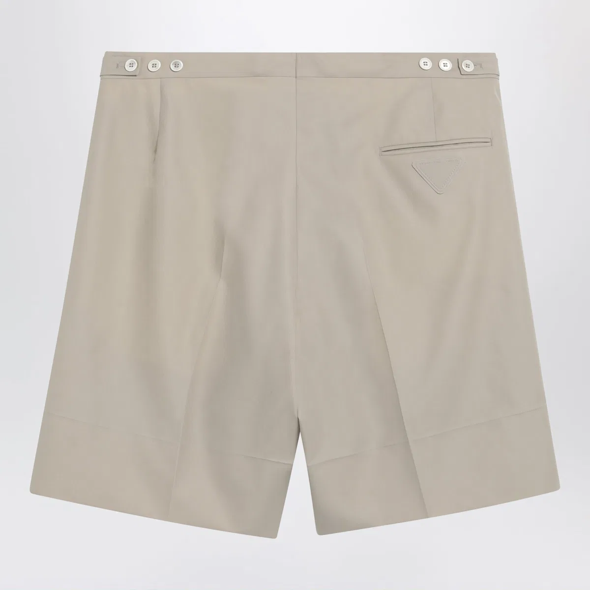 Prada Sandcolored Cotton Bermuda Shorts
