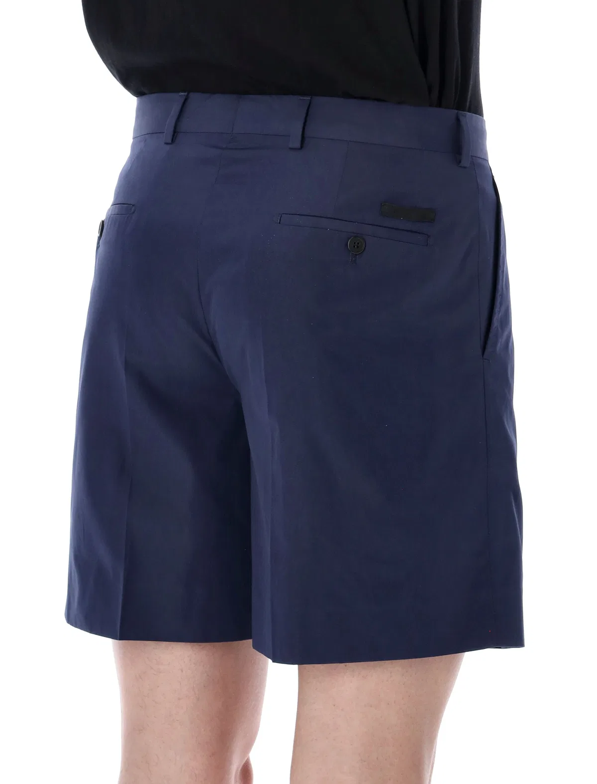 Prada Tailored Cotton Bermuda Shorts