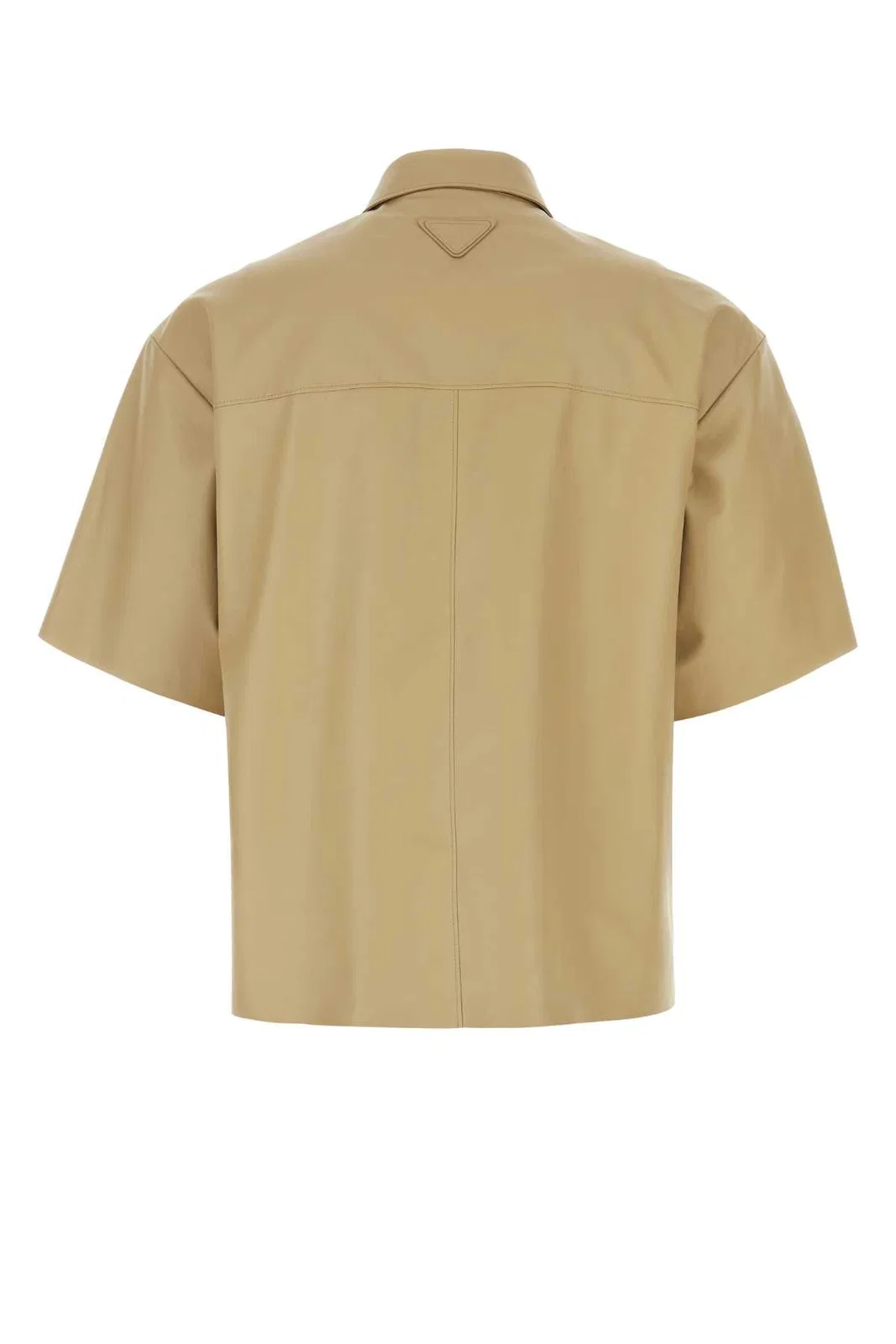 Prada Beige Leather Shirt