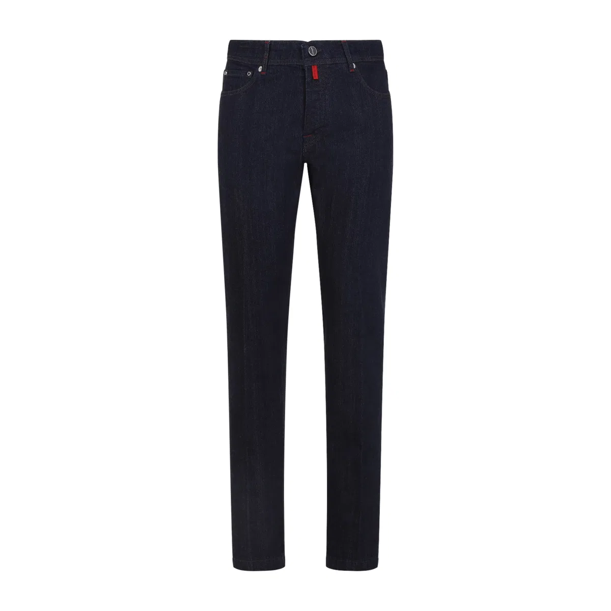 Kiton Indaco Blue Cotton Jeans