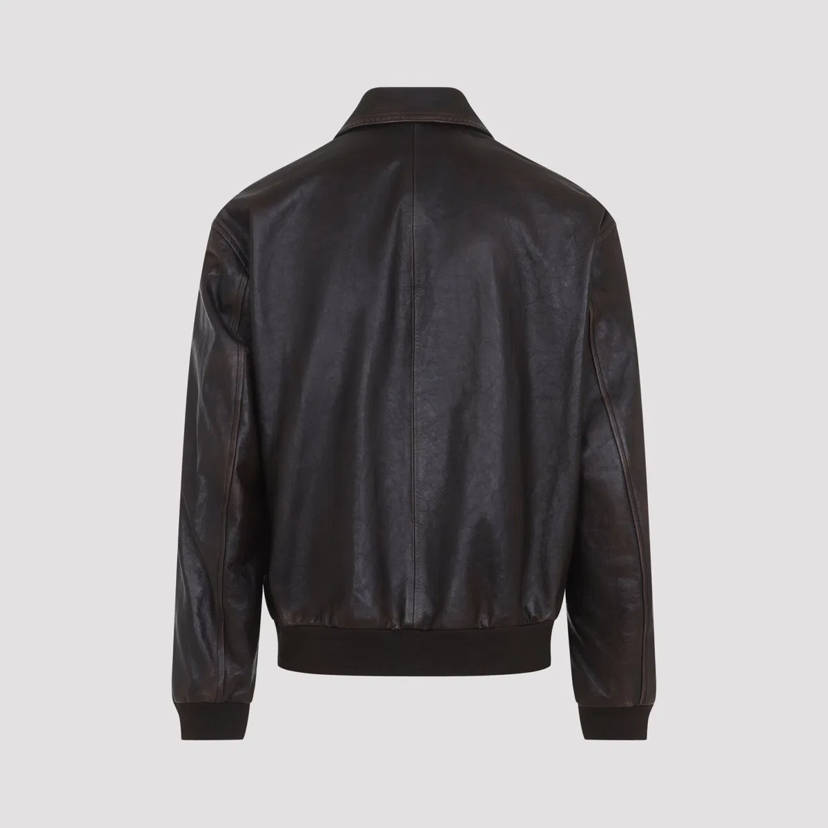 Prada Brown Leather Jacket
