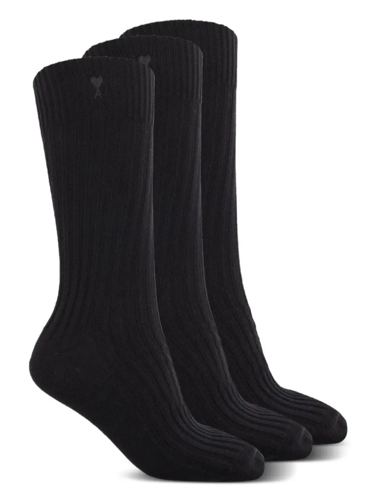 Ami paris Three Pack Black Socks