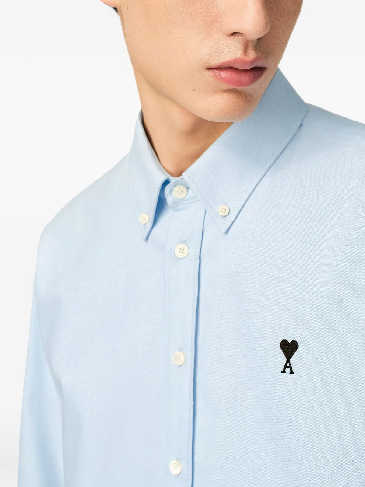 Ami paris Quota - Contrasted Ami De Coeur Button D