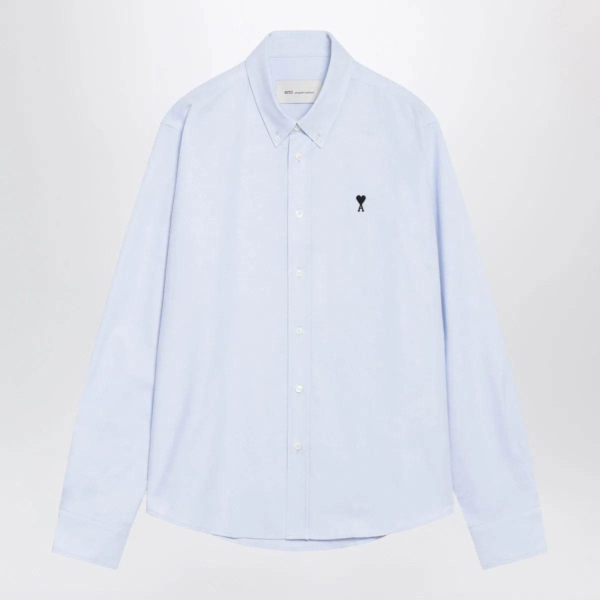 Ami paris Light Blue Ami De Coeur Shirt