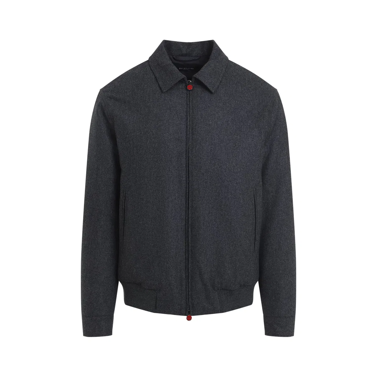 Kiton Dark Grey Bomber Jacket