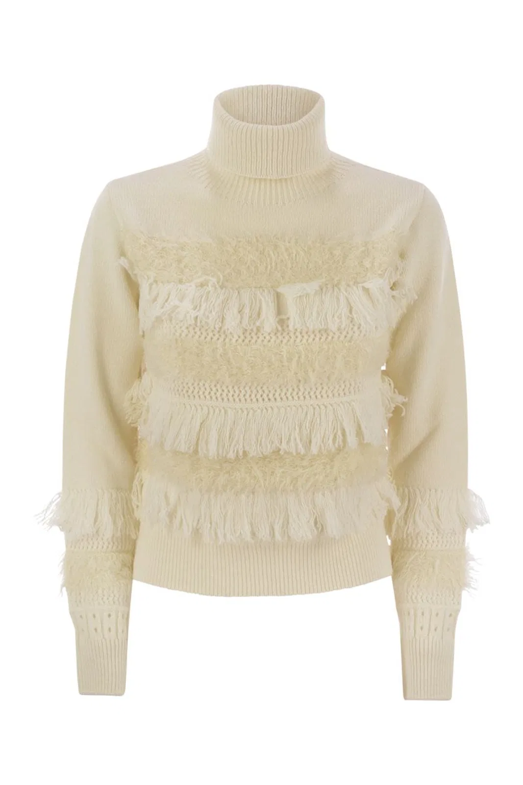Vanisé Wool And Cashmere Blend Turtleneck Sweat