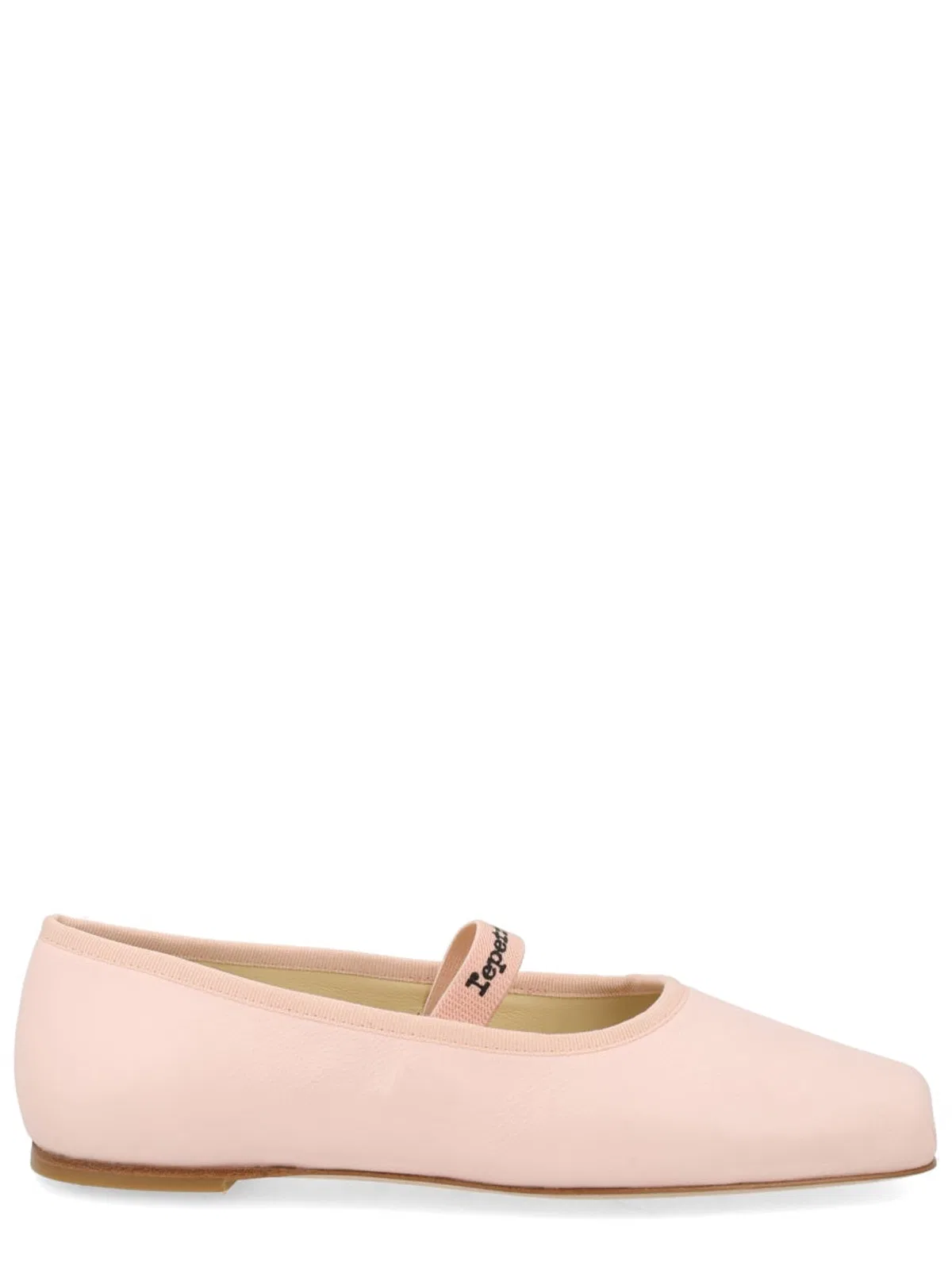 Repetto Pink Calfskin Flat Shoes