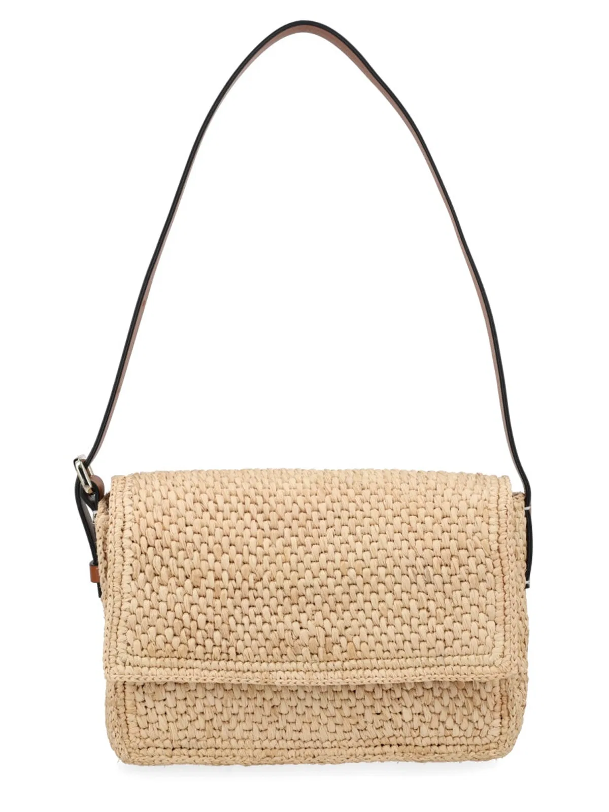 Manebí Manebi Powder Raffia Shoulder Bag