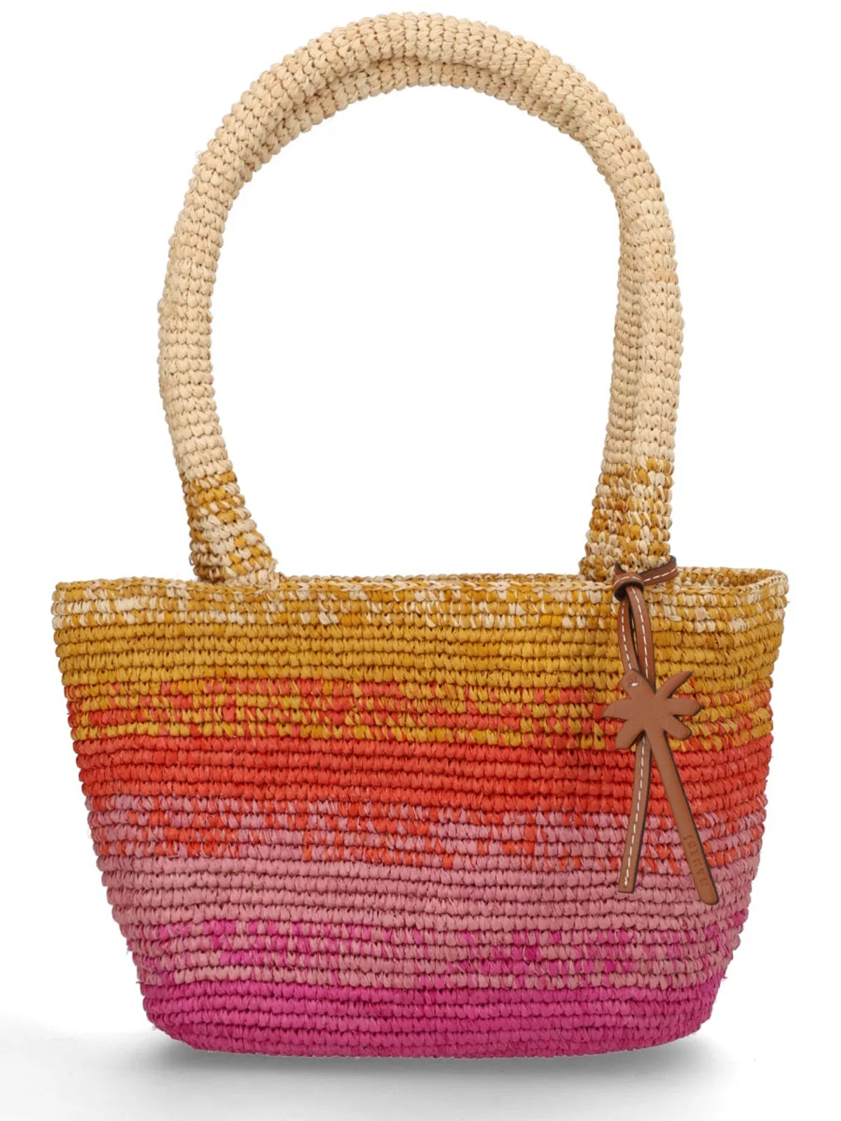 Manebí Manebi Multicolour Raffia Shoulder Bag