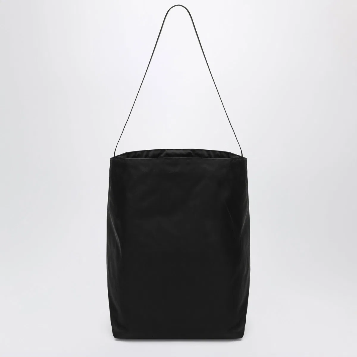 Valesque Bucket Tote Bag In Black Nylon