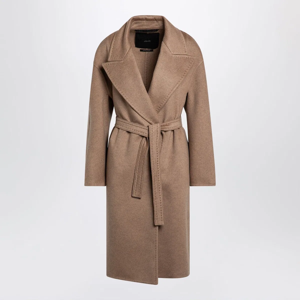 Max mara atelier Beige Deconstructed Cashmere Coat