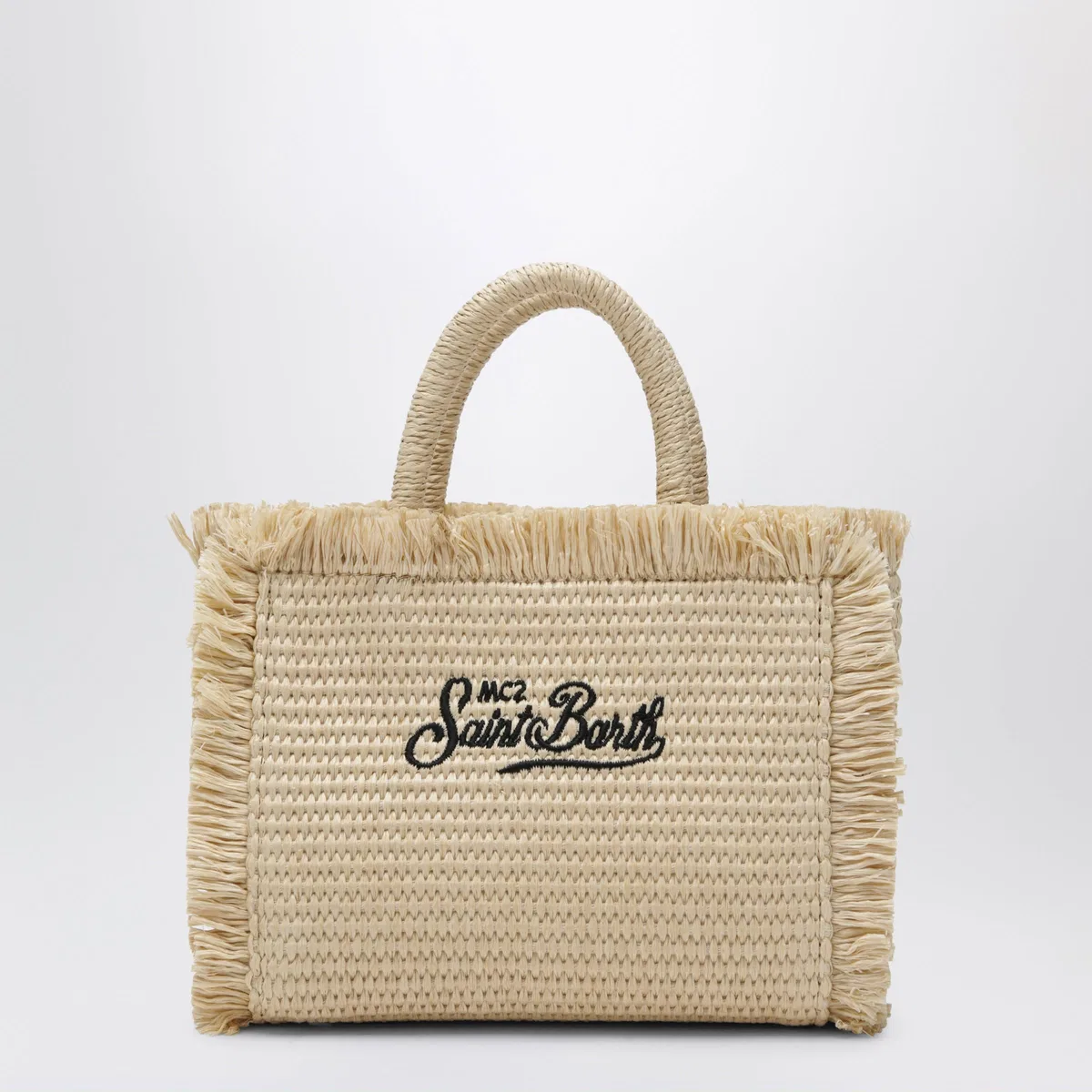 Mc2 Saint Barth Small Colette Bag In Straw-Effect Fabric
