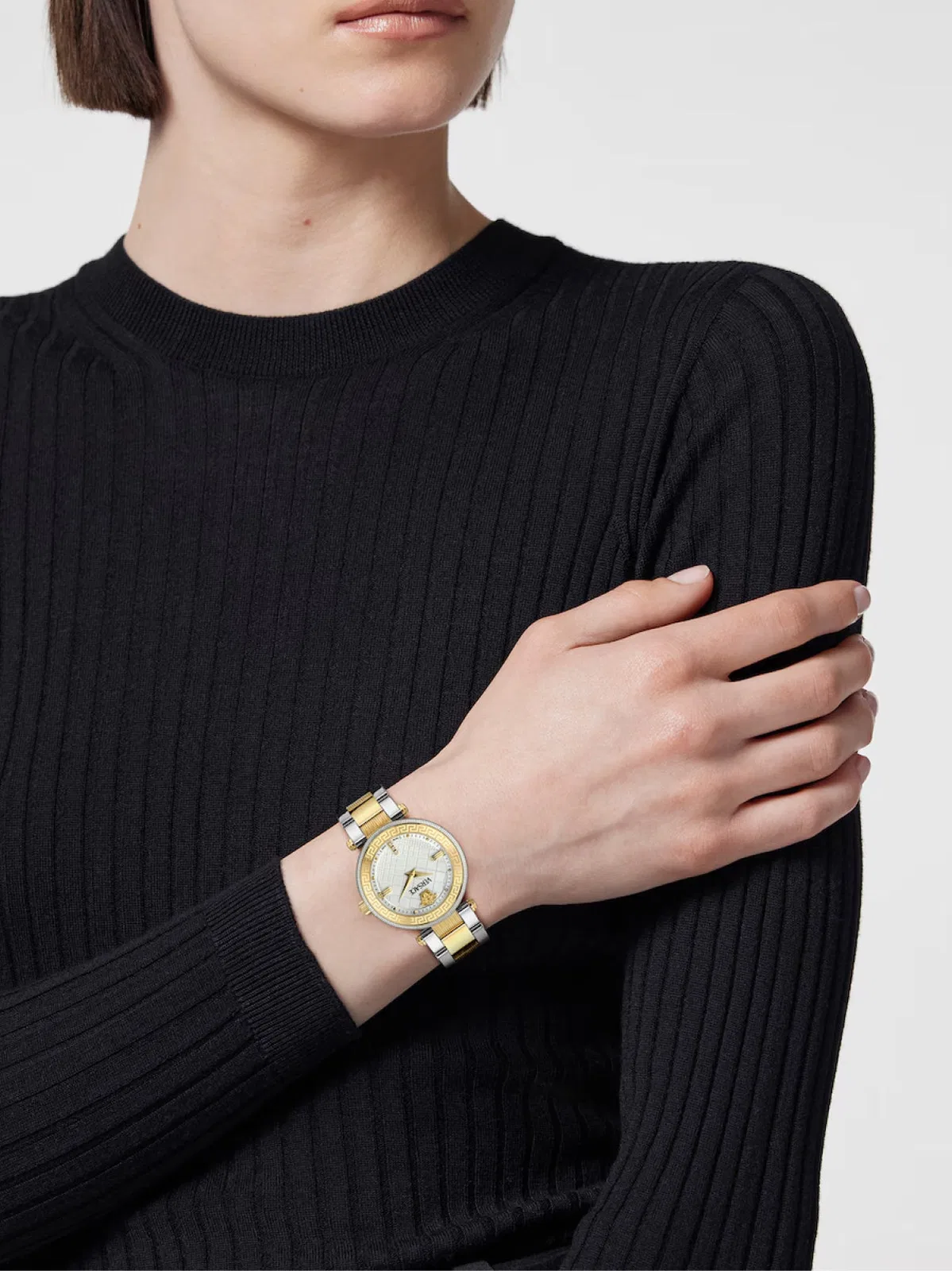 Versace Reve Quartz Watch And Earrings Set