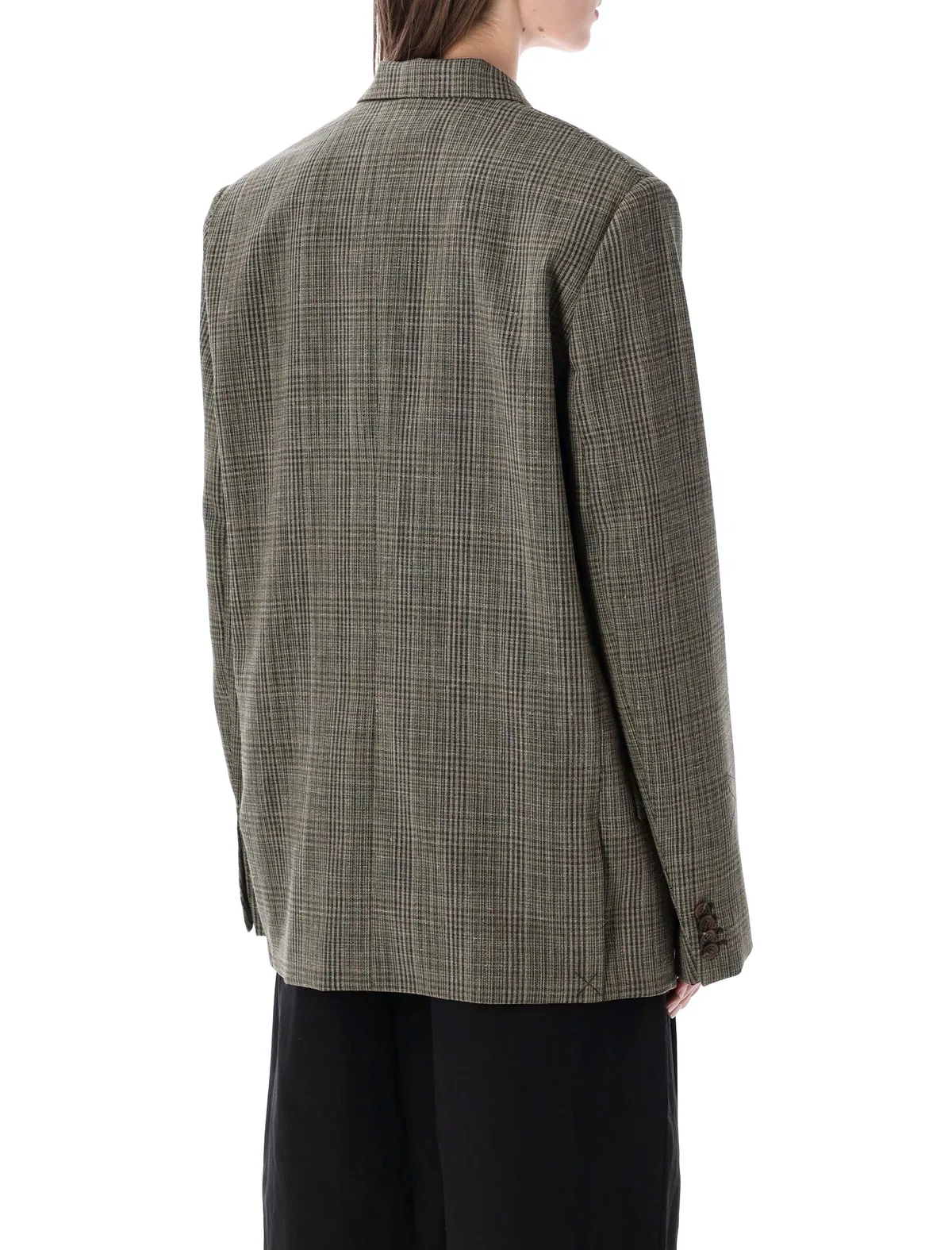 Soeur Hermosa Checked Tailored Blazer