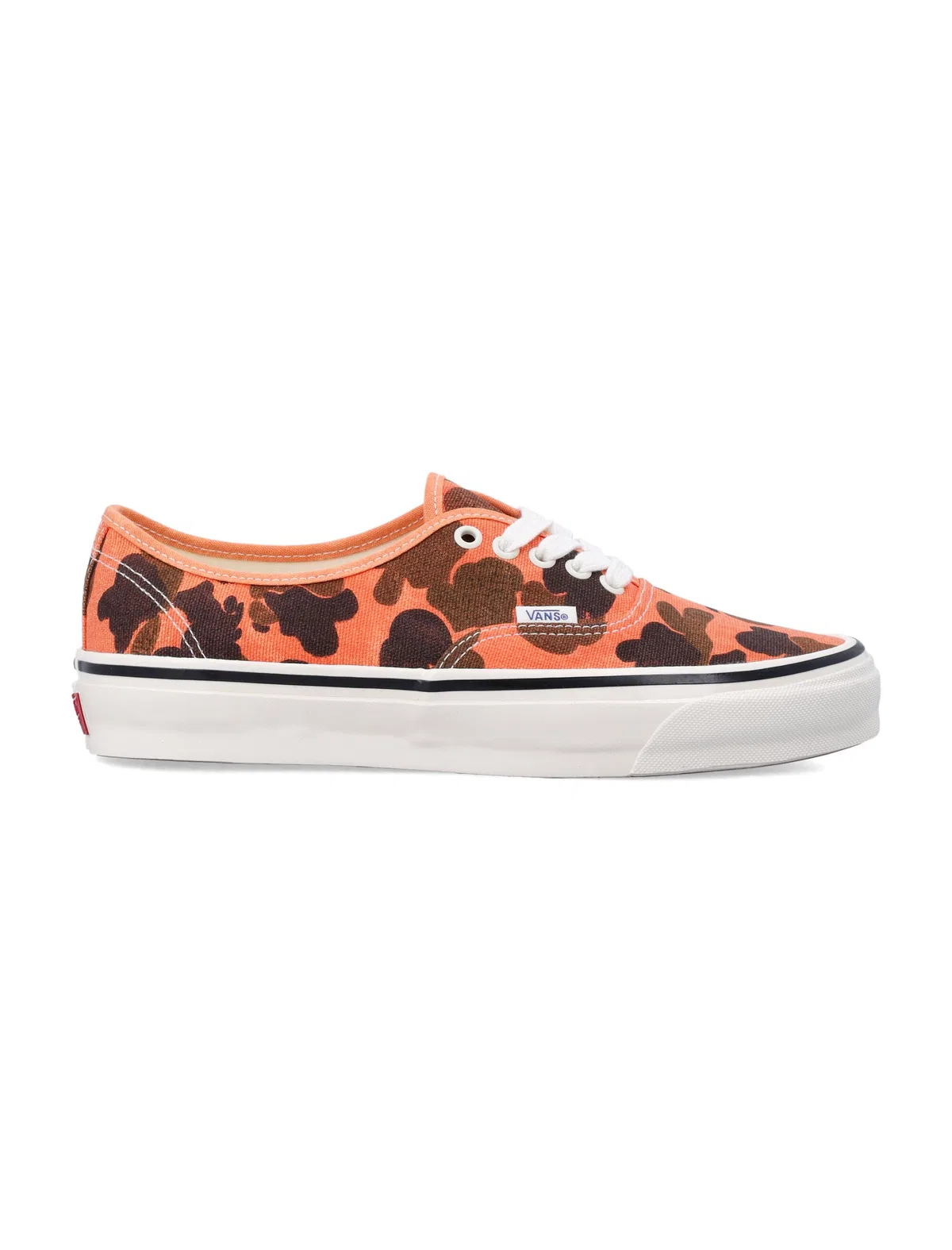 Vans Authentic Premium Orange Camo Print Shoe