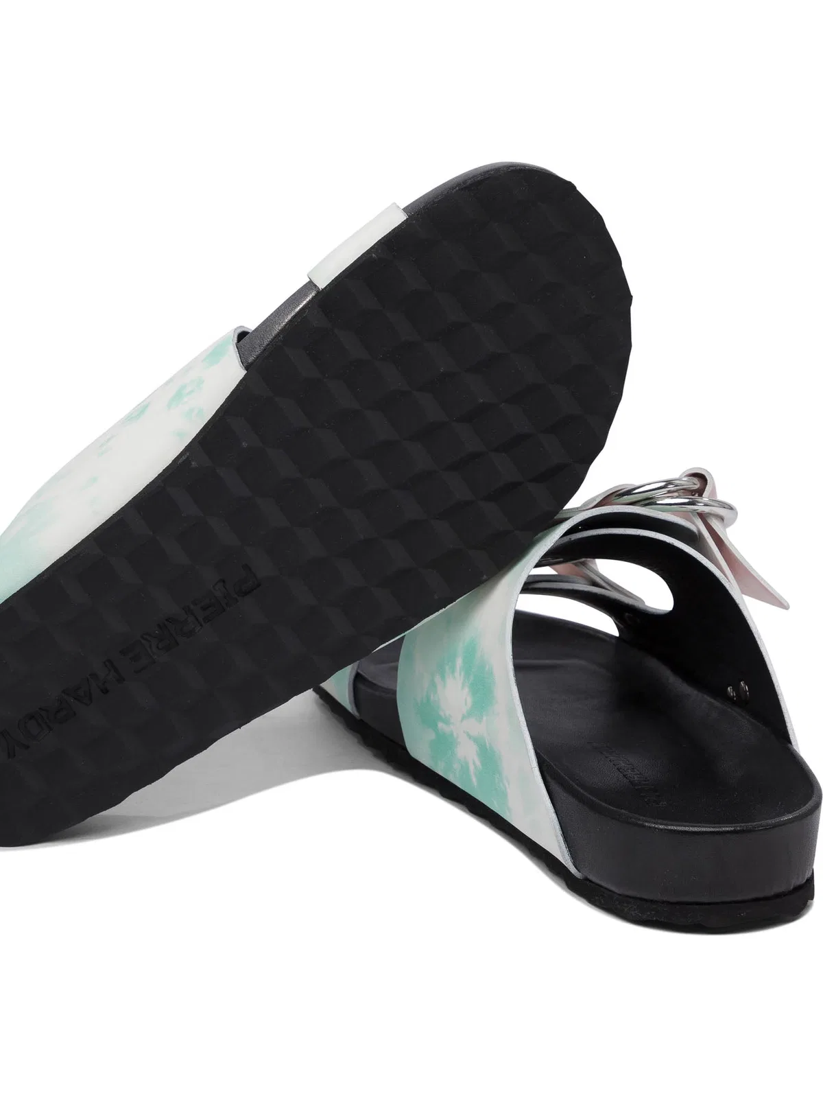 Pierre Hardy Leather Black Sandals