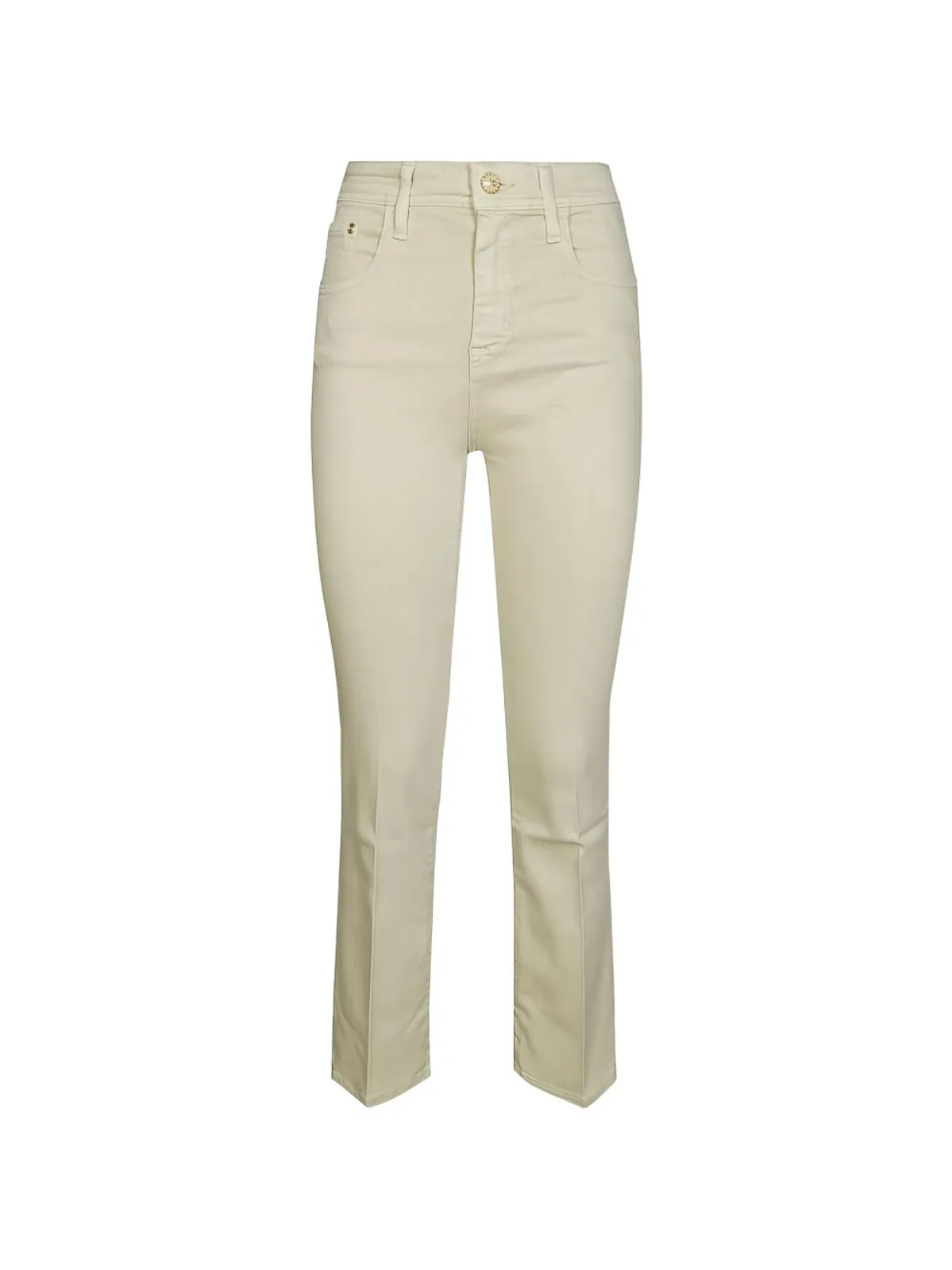 Jacob Cohen Cream Five Pocket Button Jeans