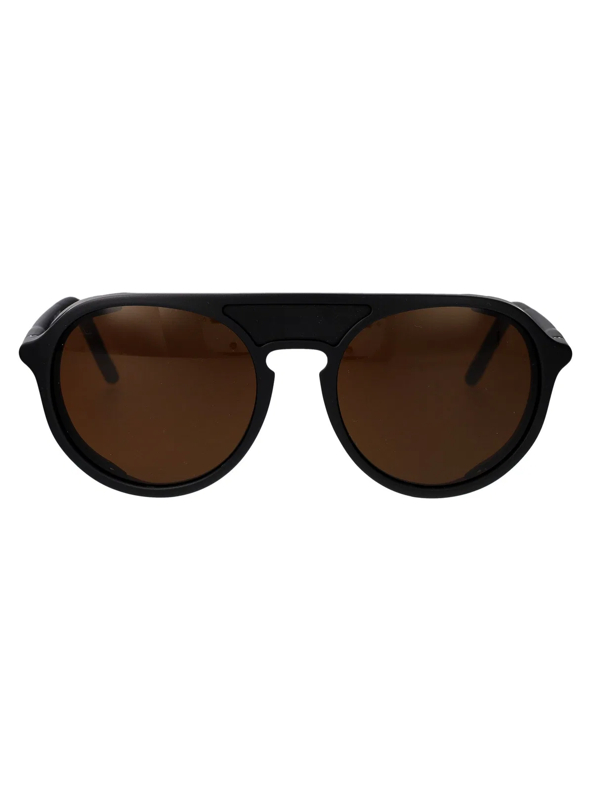 Vuarnet Matte Black Orange Injected Sunglasses