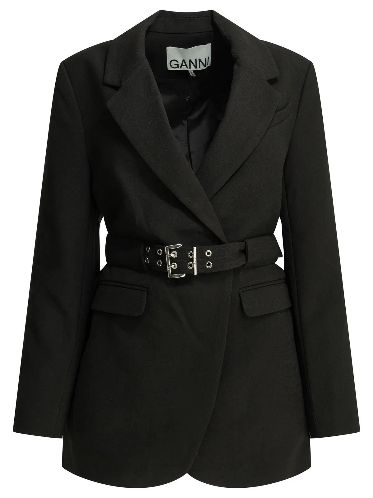 Ganni Crepe Blazer